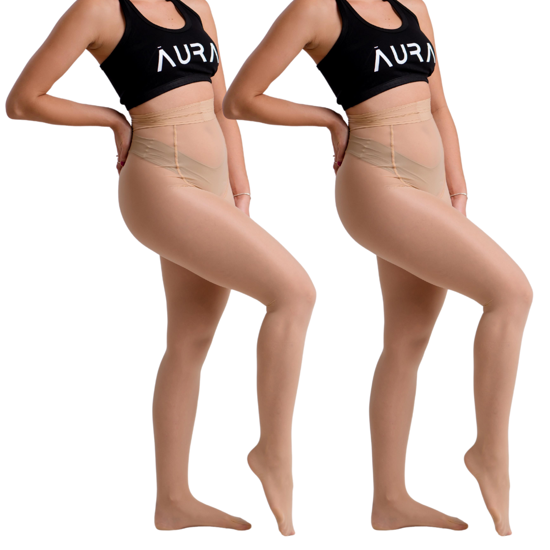 AURA® - Meia Calça Fio20 | Compre 1 Leve 2