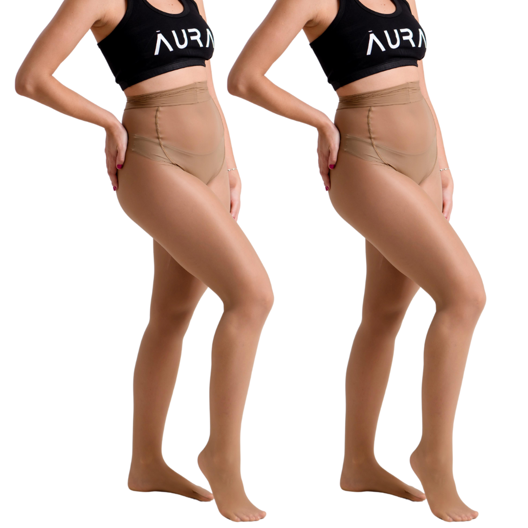 AURA® - Meia Calça Fio20 | Compre 1 Leve 2