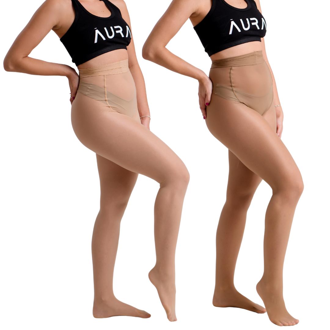 AURA® - Meia Calça Fio20 | Compre 1 Leve 2