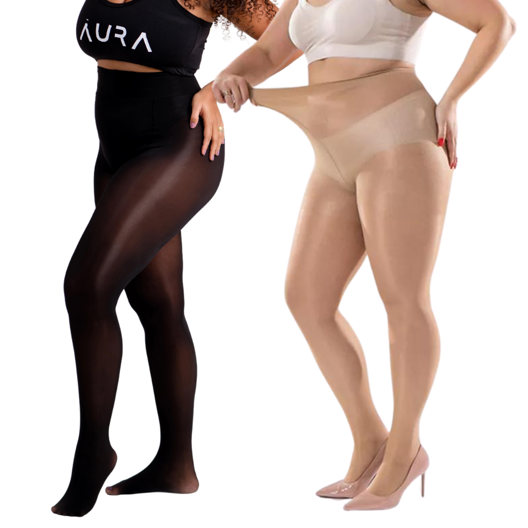 AURA® - Meia Calça Fio20 | Compre 1 Leve 2